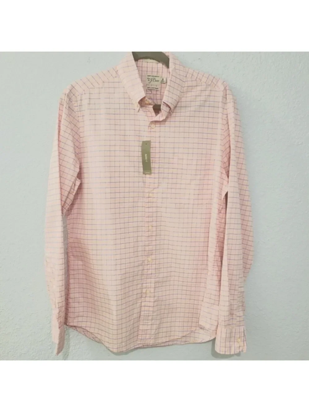 J Crew Slim Secret Wash cotton poplin shirt, NWT Sz M